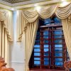 Vải màn nữ hoàng màu vàng sang trọng
