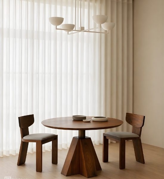 Rèm linen Bắc Âu