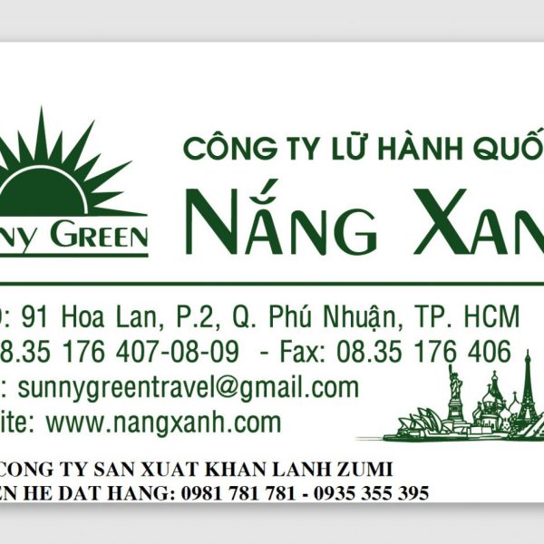 sản xuất khăn lạnh quán cafe tại tphcm (mẫu 2)