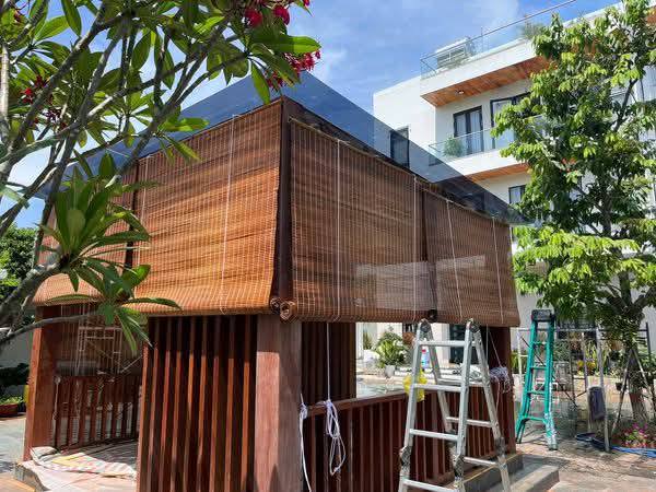 Hoàn Thành Lắp Đặt Mành Sáo Trúc Cho Khách Hàng Tại Mang Thít, Vĩnh Long