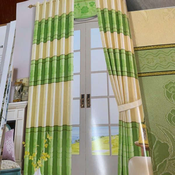 Mẫu Rèm Cửa Gấm Hoa Văn Sang Trọng Cho Phòng Khách Và Phòng Ngủ 94